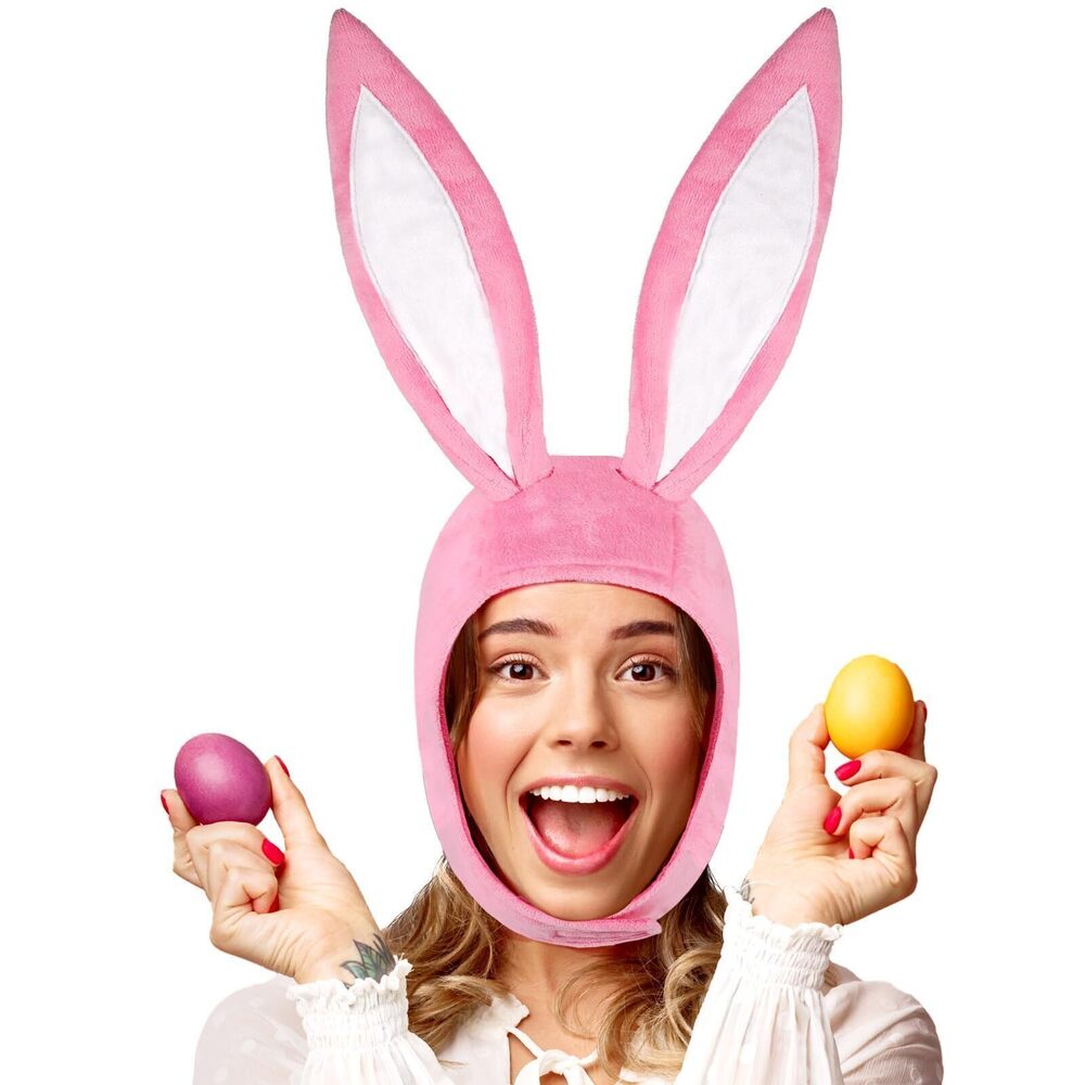 4531 Pink Bunny Costume Bunny Hat Bunny Ears Costume Rabbit Hat Easter